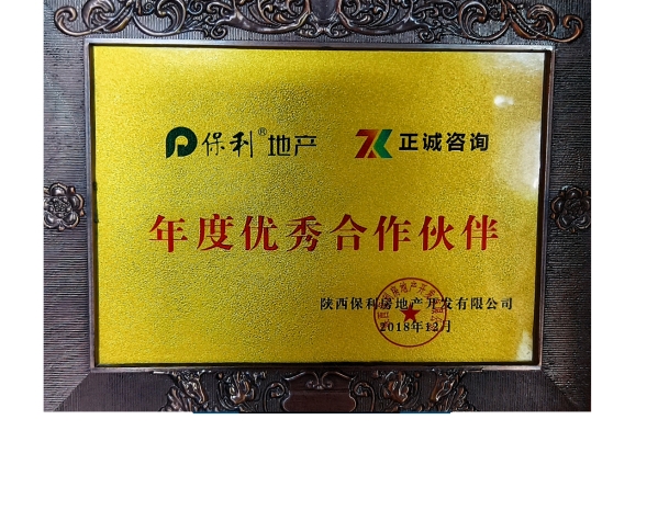 保利地產(chǎn)-年度優(yōu)秀合作伙伴