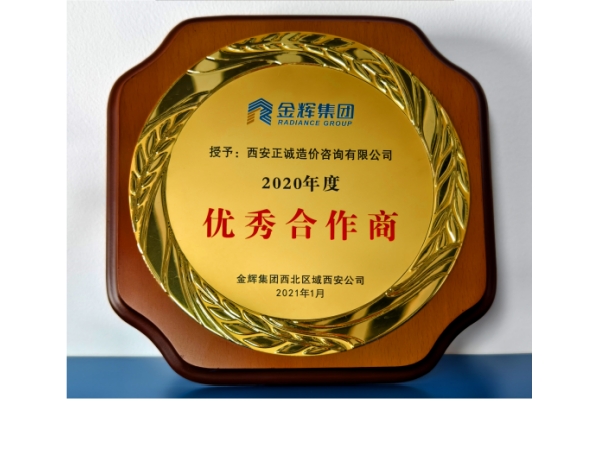 金輝集團(tuán)-2020年度優(yōu)秀合作商