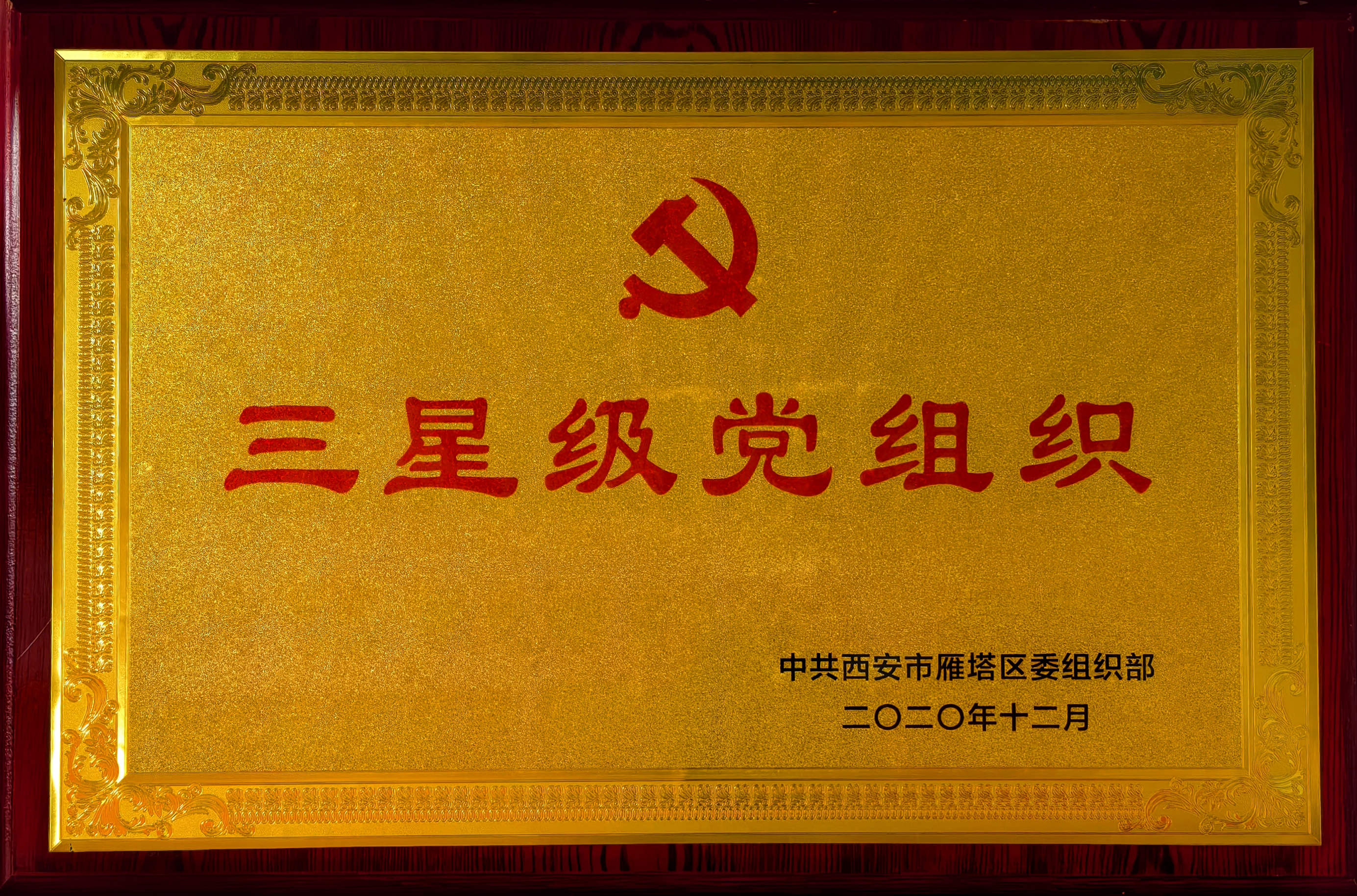 2020年三星級黨組織-中共西安市雁塔區委組織部.jpg
